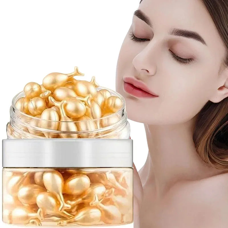 50Pcs Collagen Face Serum Capsules