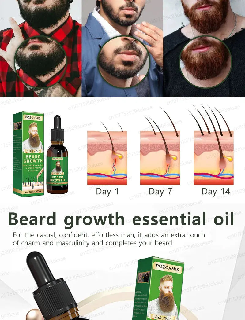 2025 Beard & Hair Growth Essence