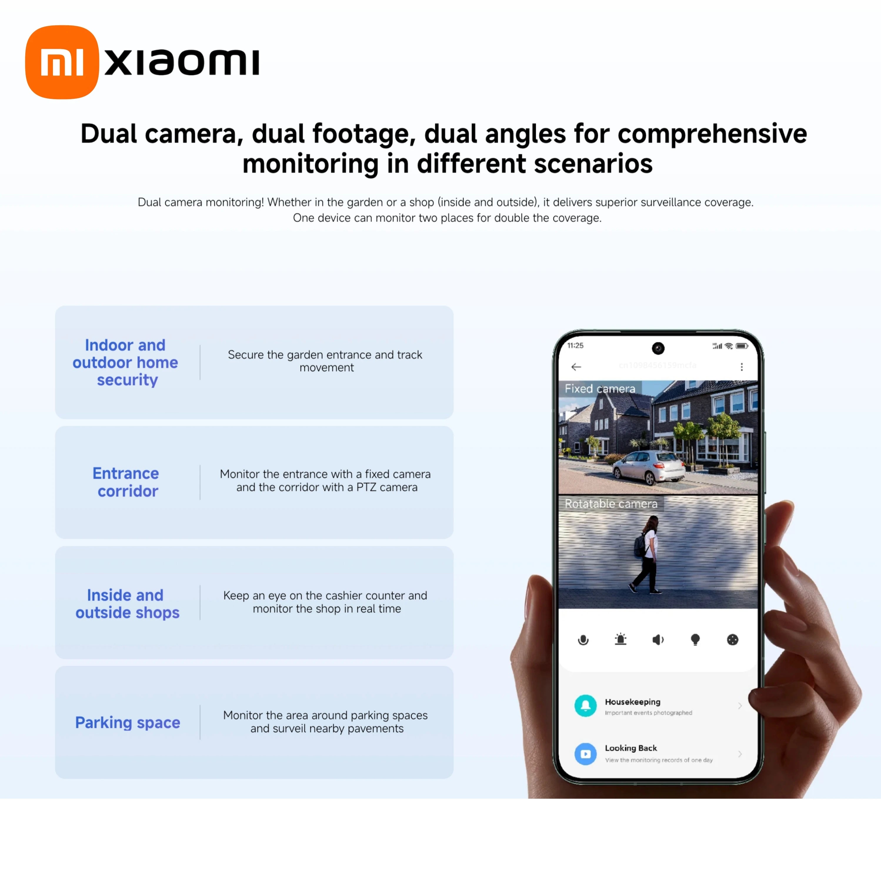 Xiaomi Outdoor CW500 Dual Camera – IP66 Smart CCTV with AI Detection & Night Visione
