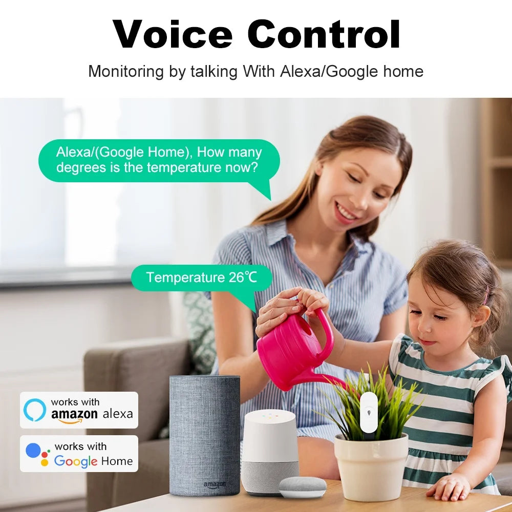 Zigbee Soil Moisture Sensor – Smart Plant Monitor with App & Voice Control