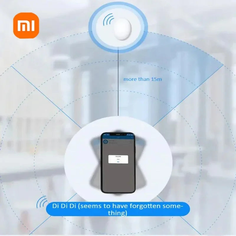 Xiaomi Mini GPS Tracker – Smart Bluetooth Locator with FindMy App for Kids, Pets & Bags