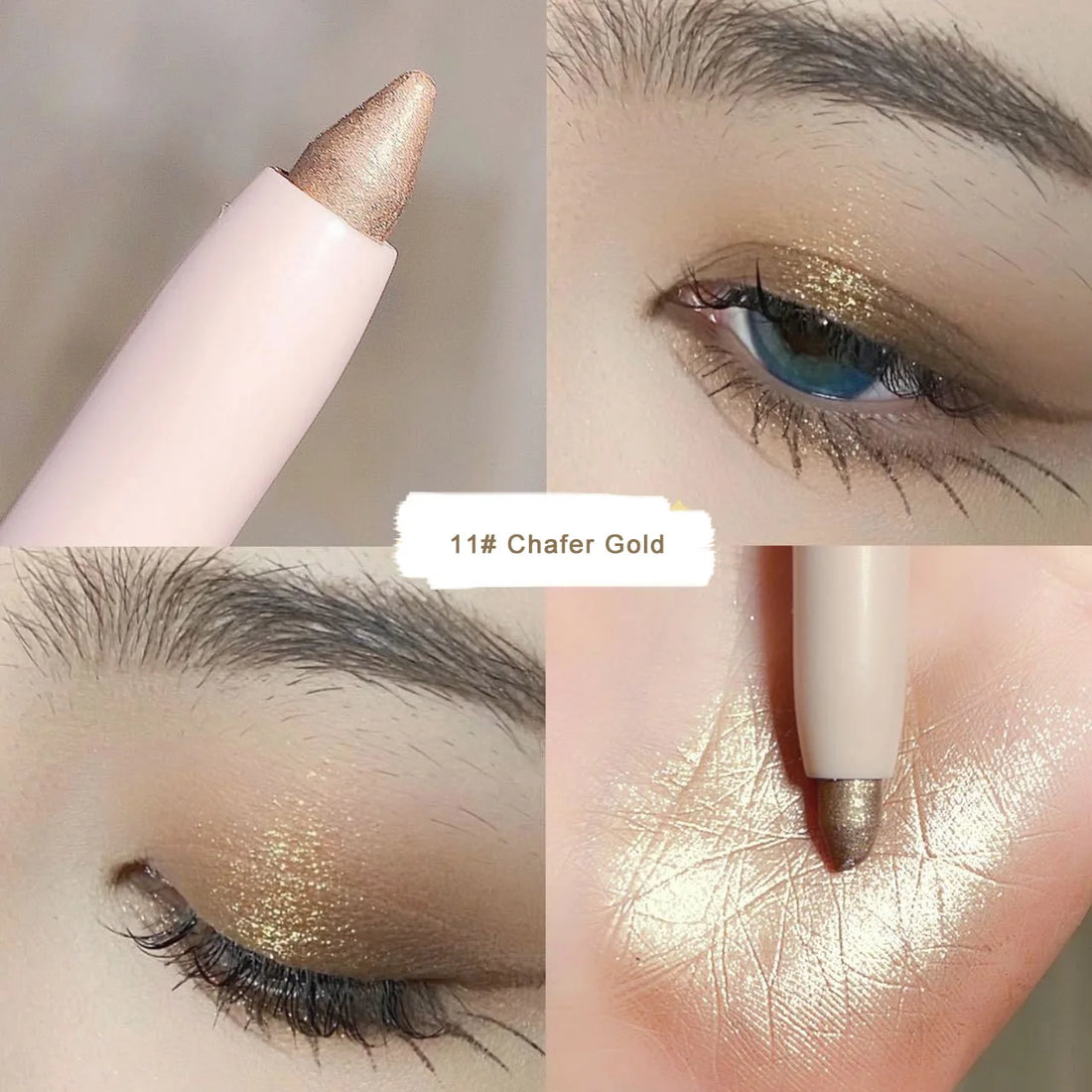 Lying Silkworm Eyeshadow Highlighter Pen – Matte & Pearl Brightening Stick