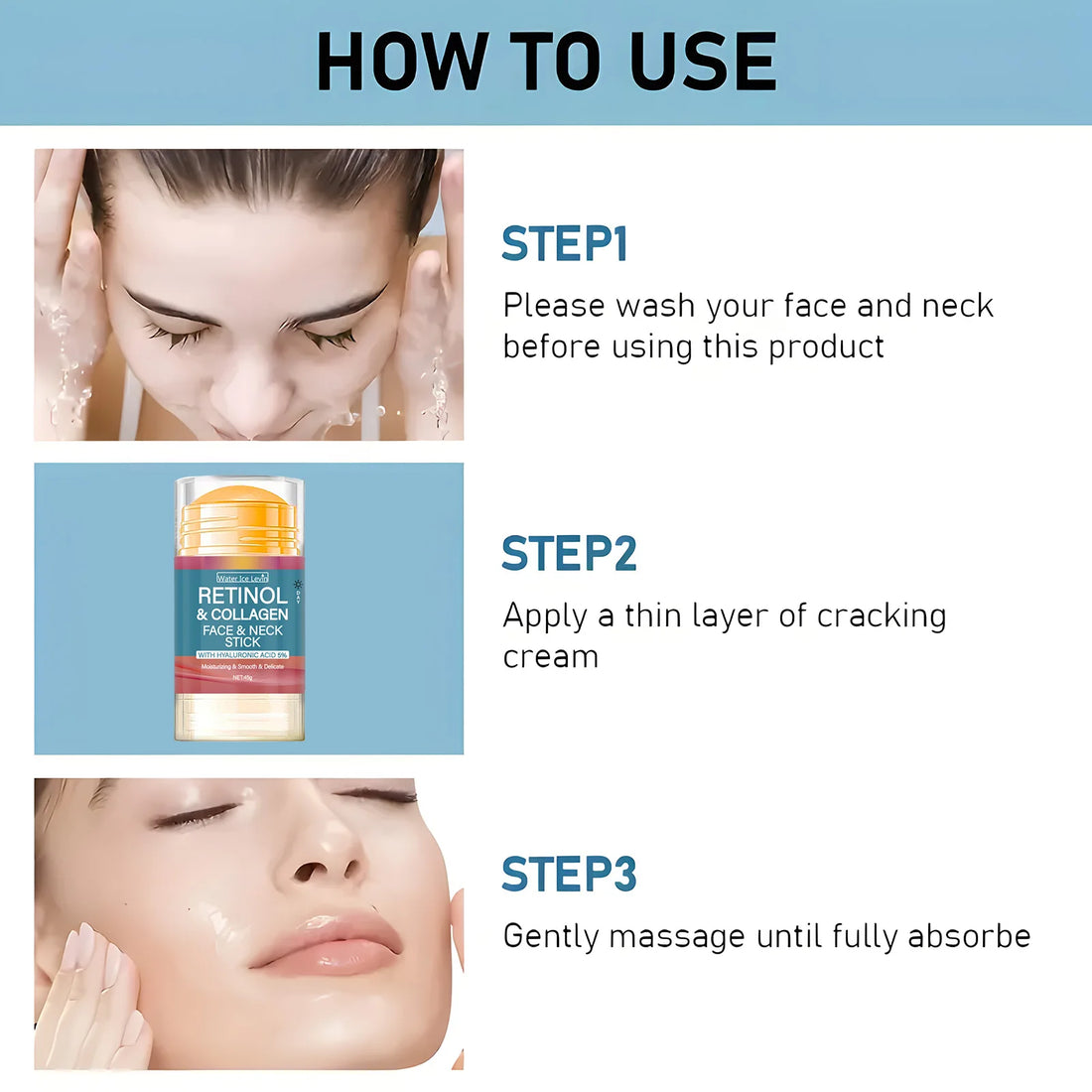Retinol Firming Cream Stick – Collagen & Brightening Formula