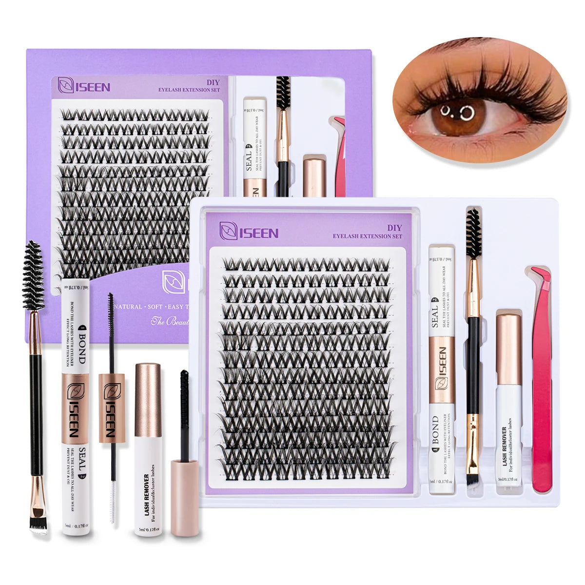 DIY Lash Extension Kit with Clusters & Tools