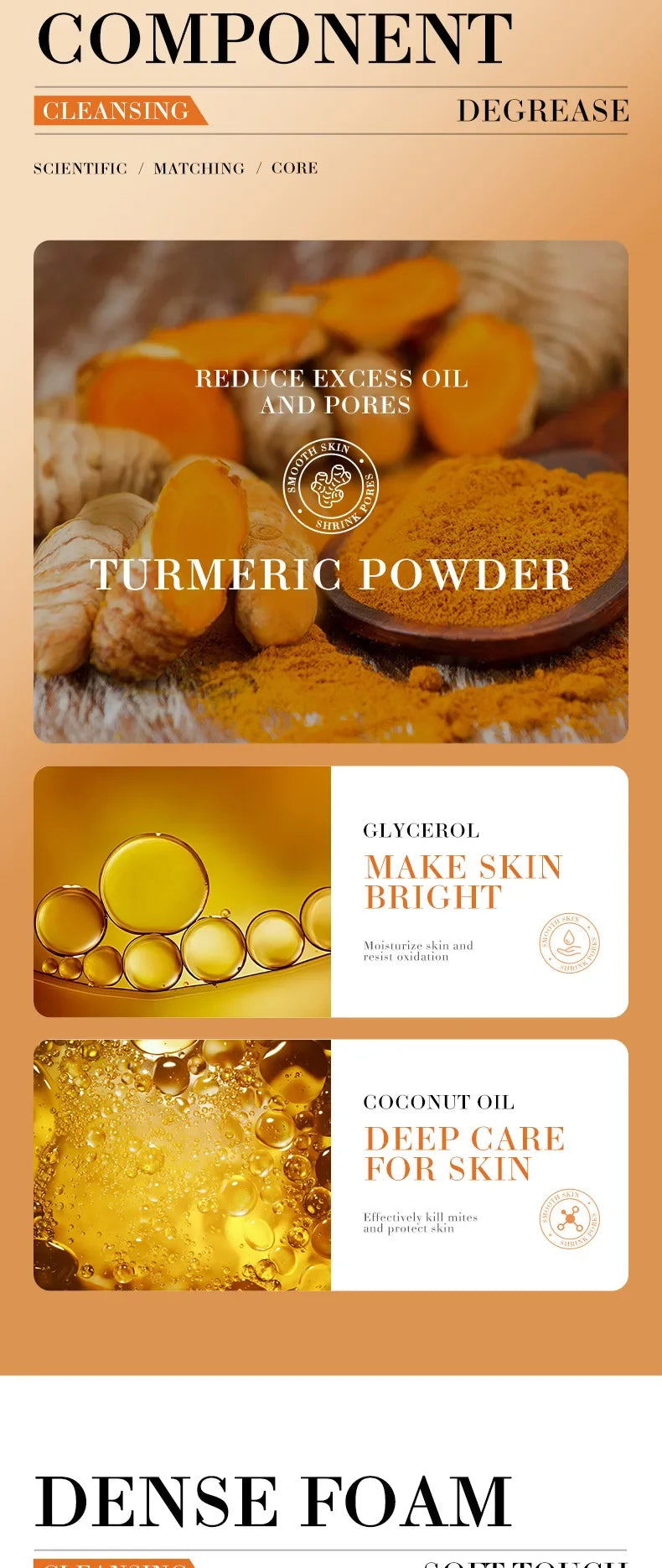 Handmade Turmeric Soap – Brightening & Skin-Clearing Body Cleanser