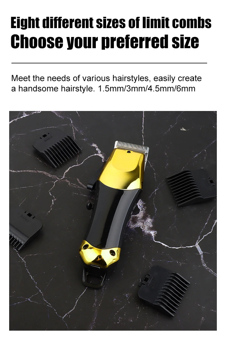 USB Rechargeable Hair Clippers Set for Men