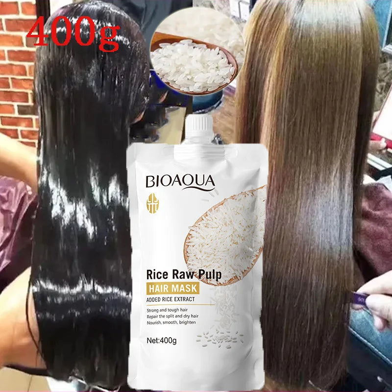 Rice Keratin Hair Mask – 5 Sec Repair