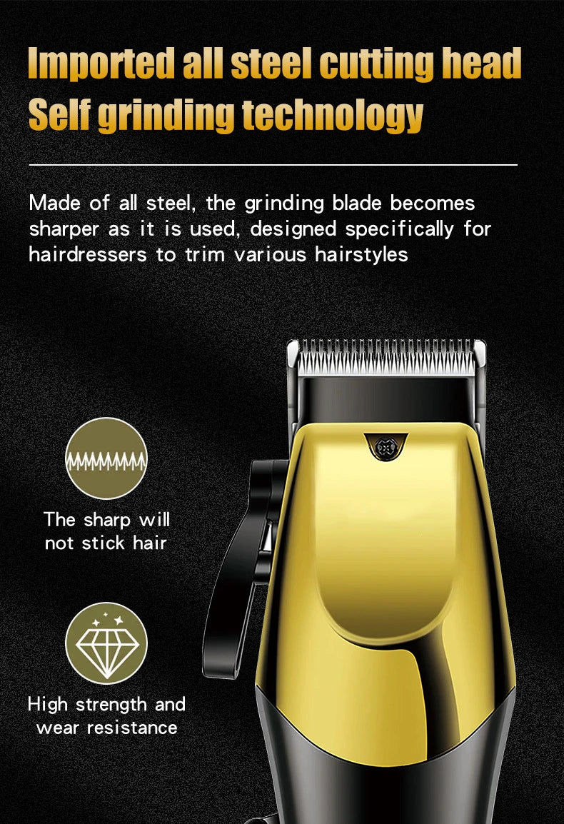 USB Rechargeable Hair Clippers Set for Men