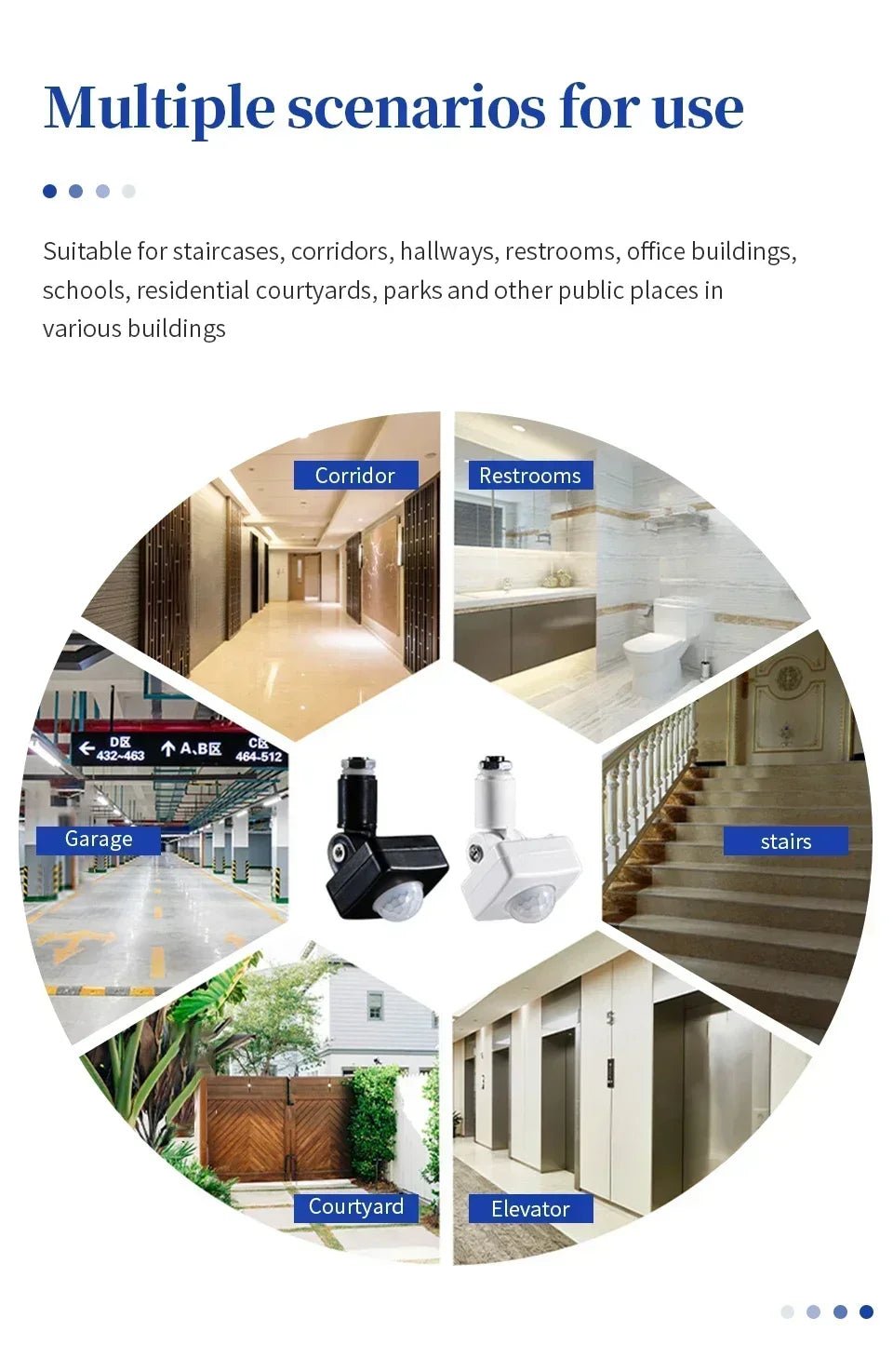 Smart PIR Motion Sensor Switch – Infrared Auto On/Off Light Control (110V/220V