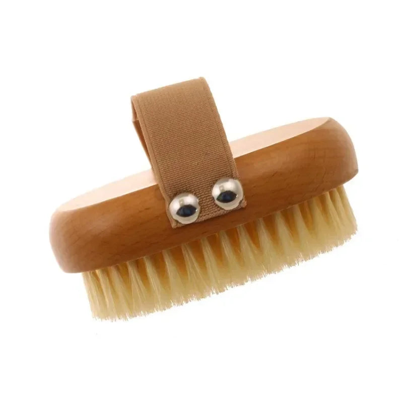 Natural Boar Bristle Bamboo Body Brush