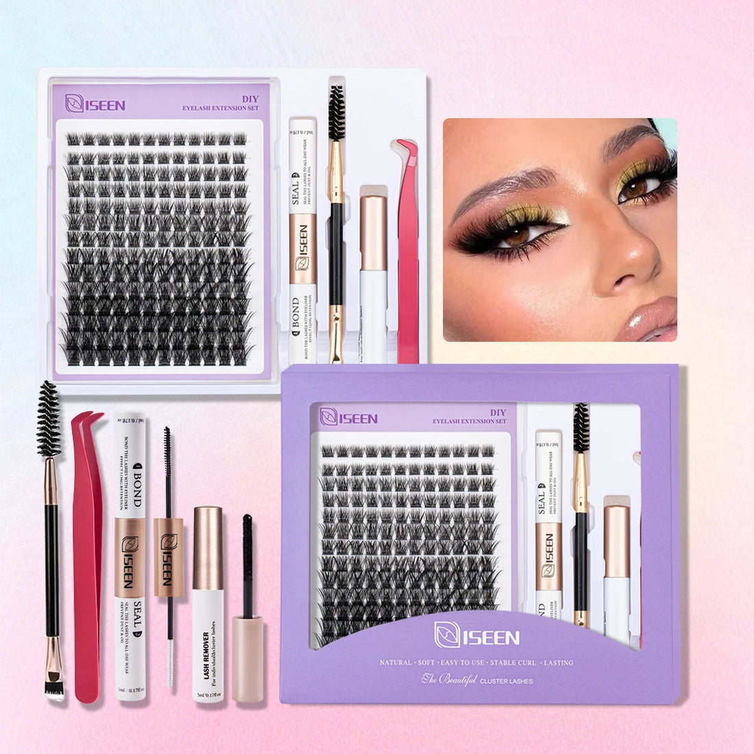 DIY Lash Extension Kit with Clusters & Tools