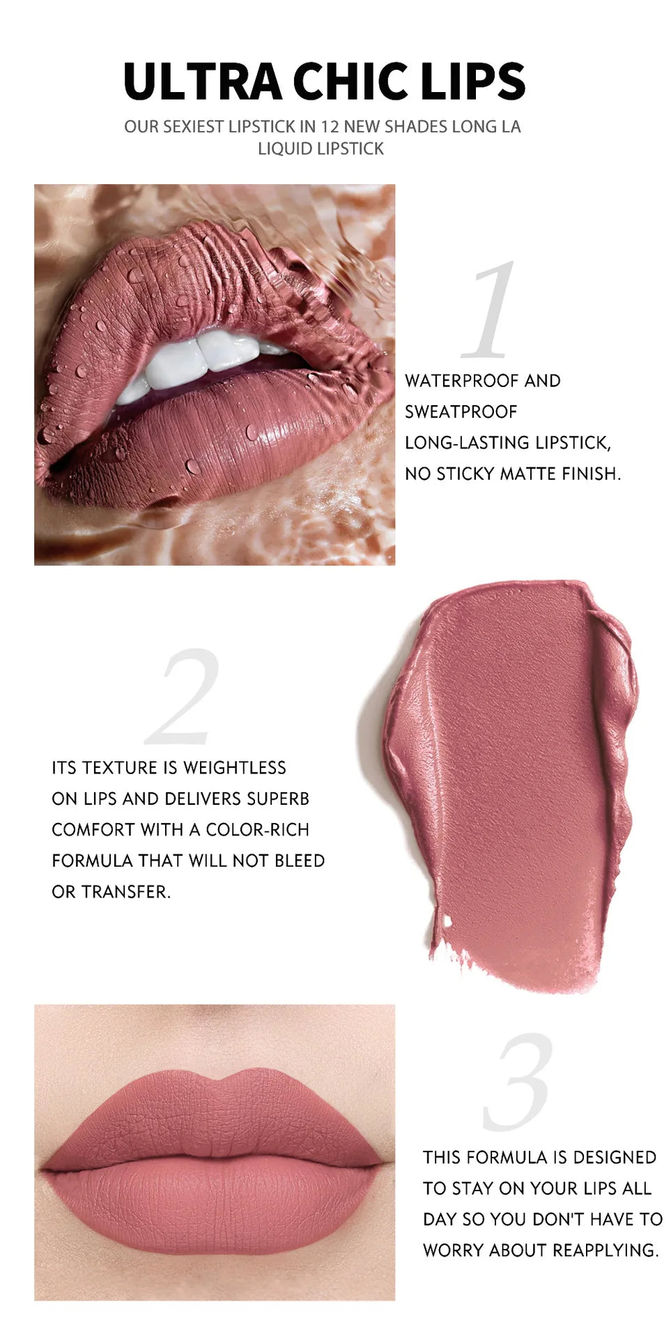 12-Color Matte Liquid Lipstick Kit