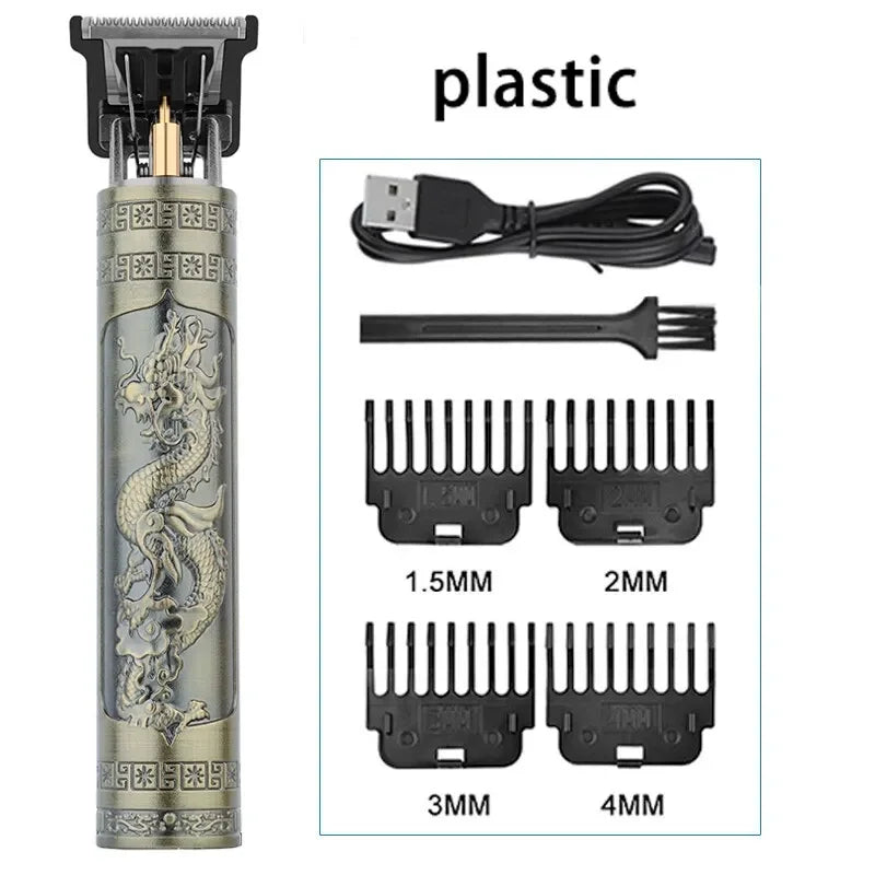 T9 LCD Electric Hair Trimmer – Precision Carving & Shaving Clipper for Men