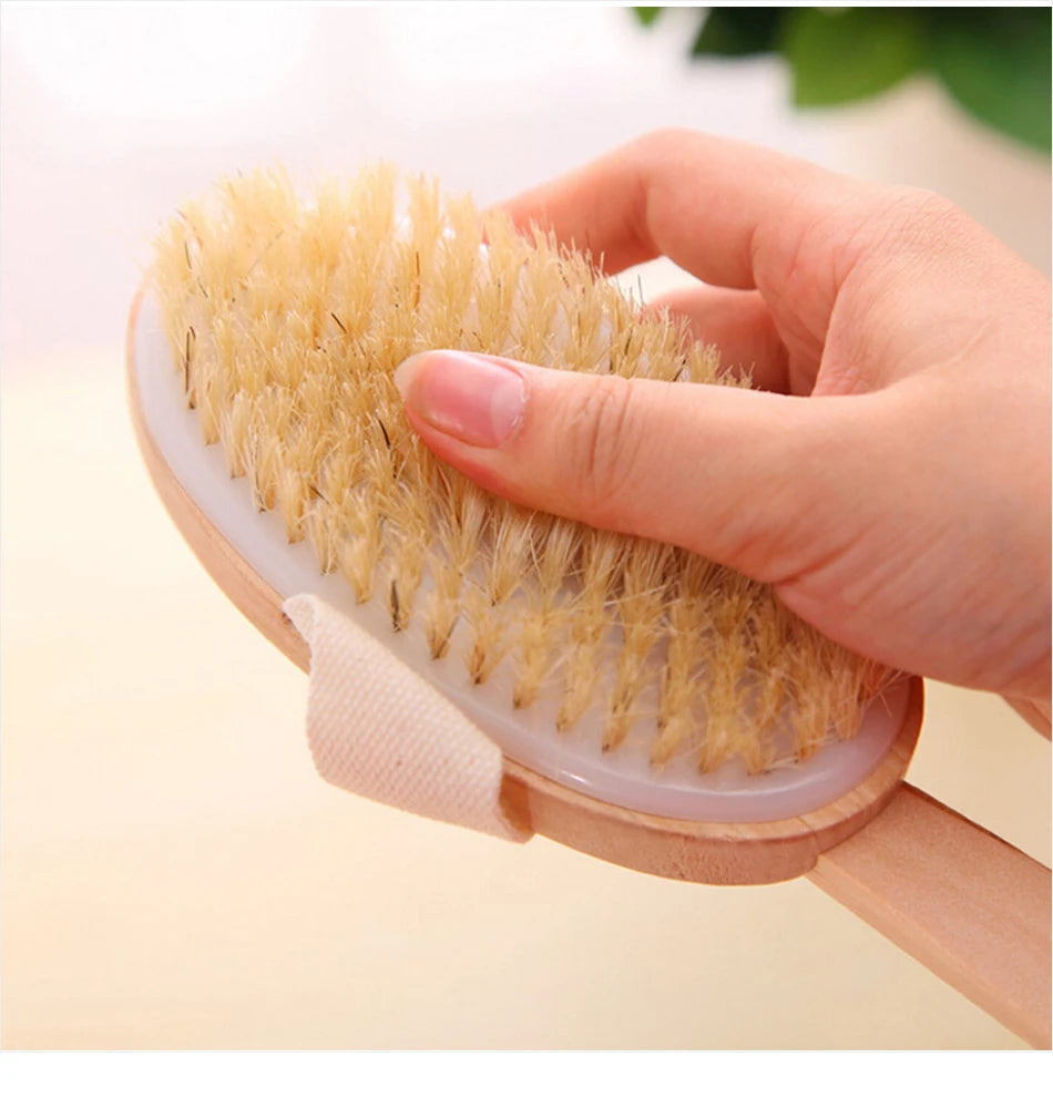 Exfoliating Wooden Body Massage Brush