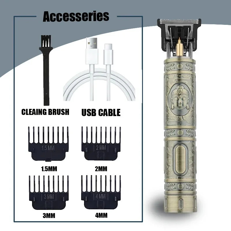 T9 Electric Hair Clipper – Dragon Buddha Beard & Body Trimmer