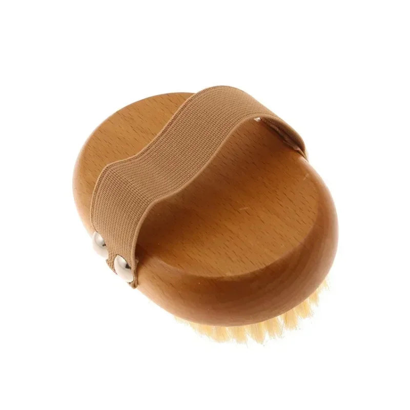 Natural Boar Bristle Bamboo Body Brush