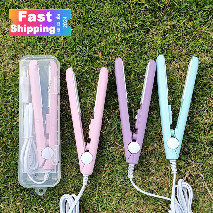 3-in-1 Professional Hair Styling Tool – Flat Iron, Curling Iron & Hot Comb