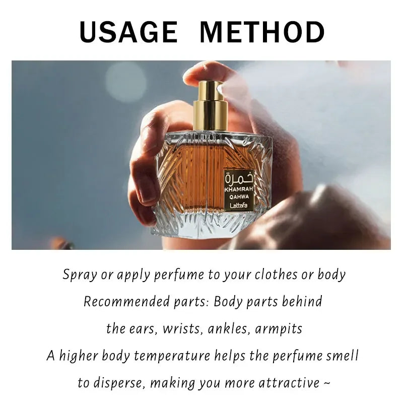 100ml Khamrah for Men – Long-Lasting Arabic Wood Scent Cologne