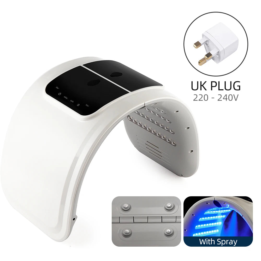 Foreverlily LED Face Mask PDT Machine – 7-Color Photon Therapy with Nano Spray