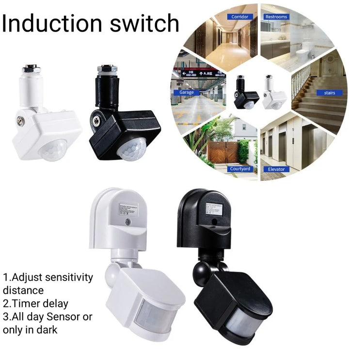 Smart PIR Motion Sensor Switch – Infrared Auto On/Off Light Control (110V/220V