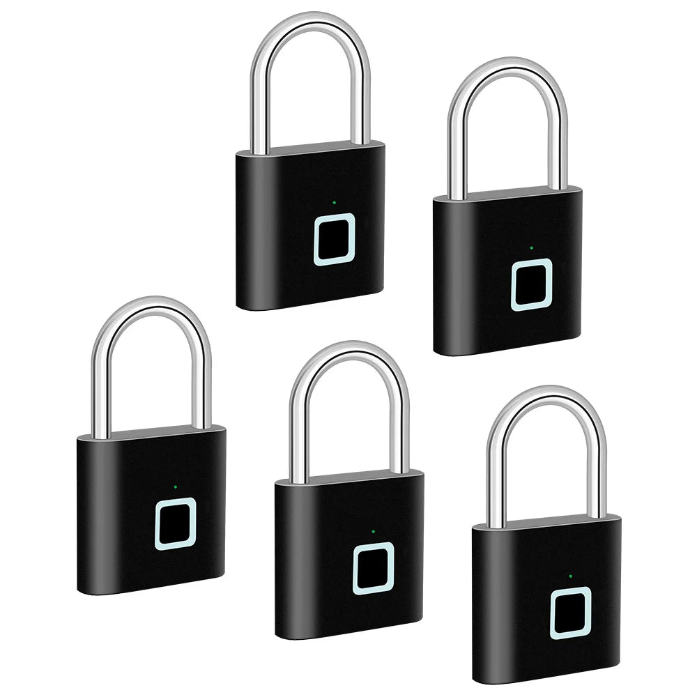 KERUI Smart Fingerprint Padlock – USB Rechargeable Waterproof Anti-Theft Lock
