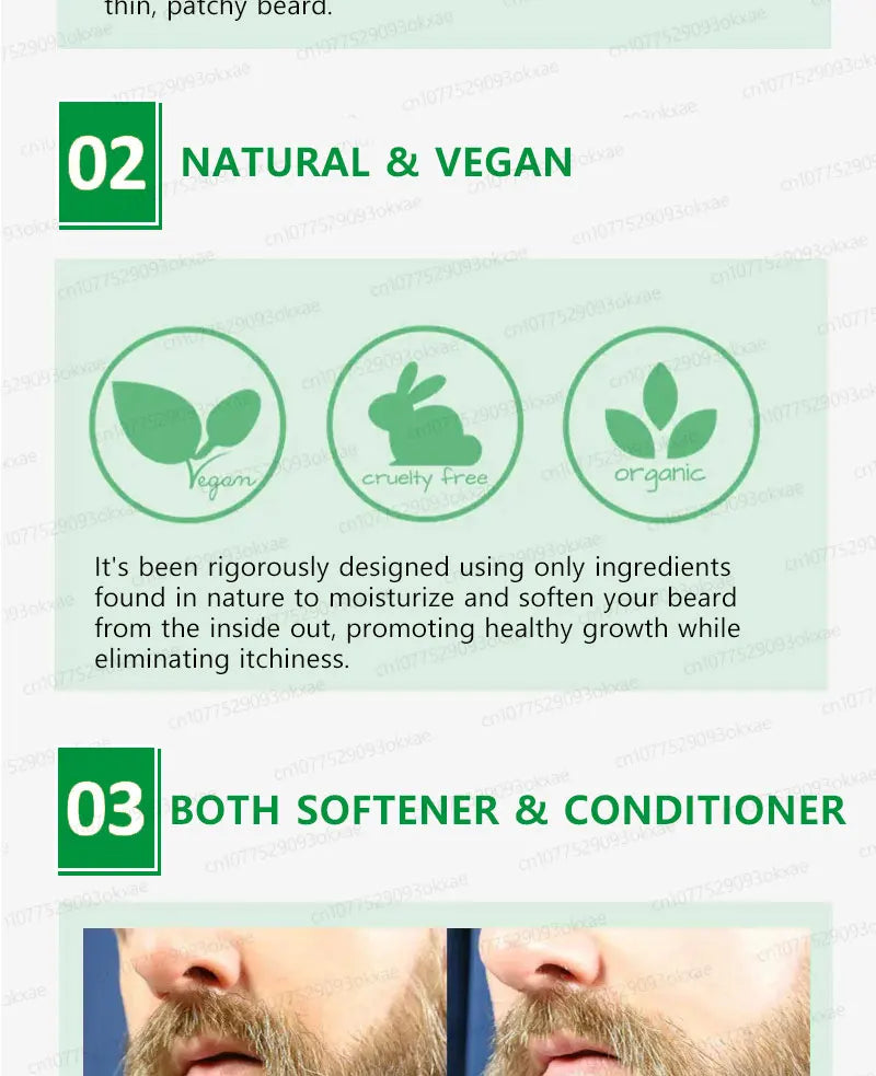2025 Beard & Hair Growth Essence