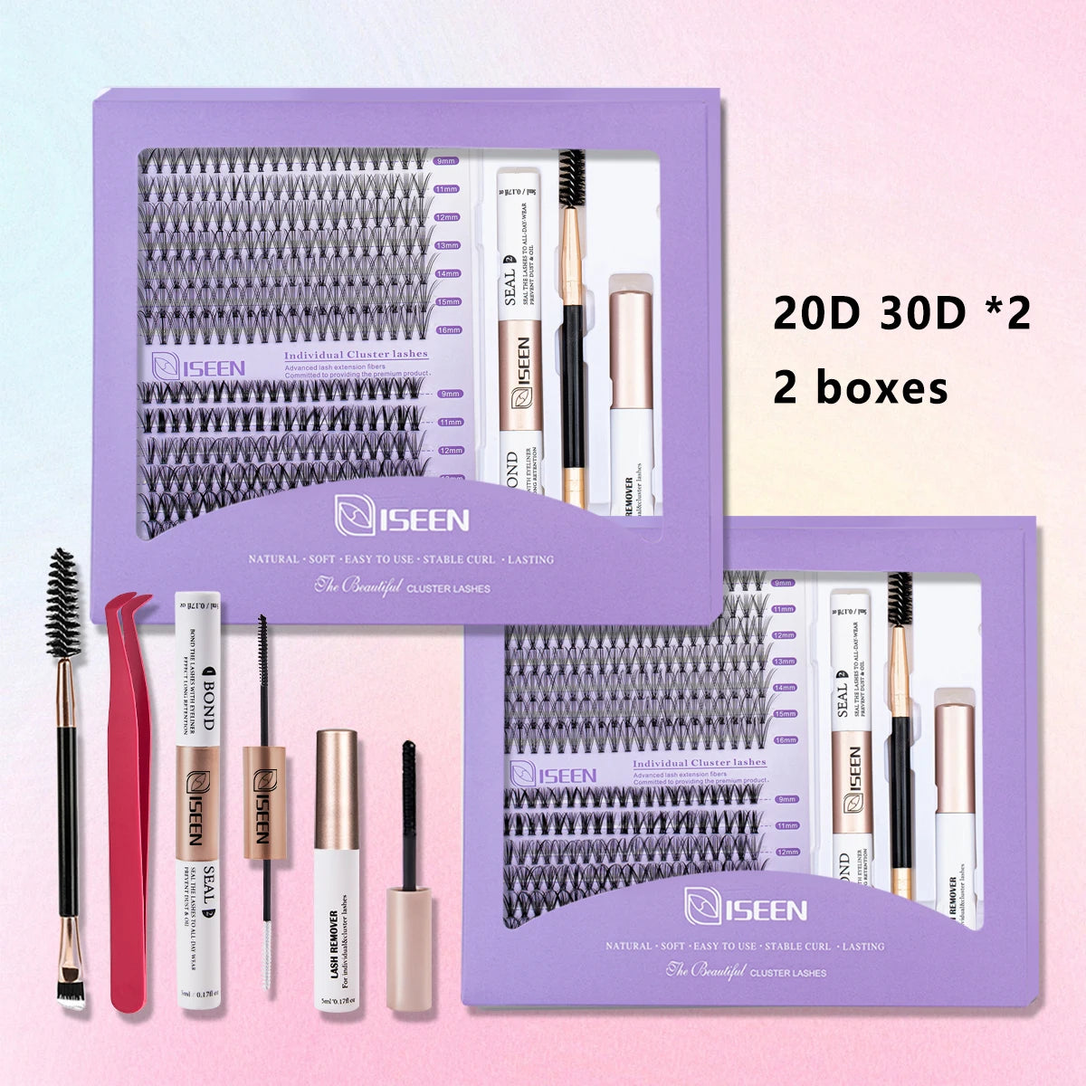 DIY Lash Extension Kit with Clusters & Tools