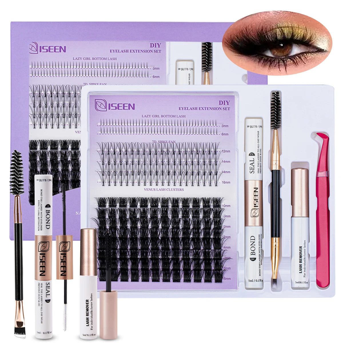 DIY Lash Extension Kit with Clusters & Tools