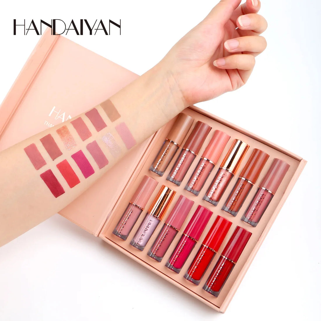 12-Color Matte Liquid Lipstick Kit
