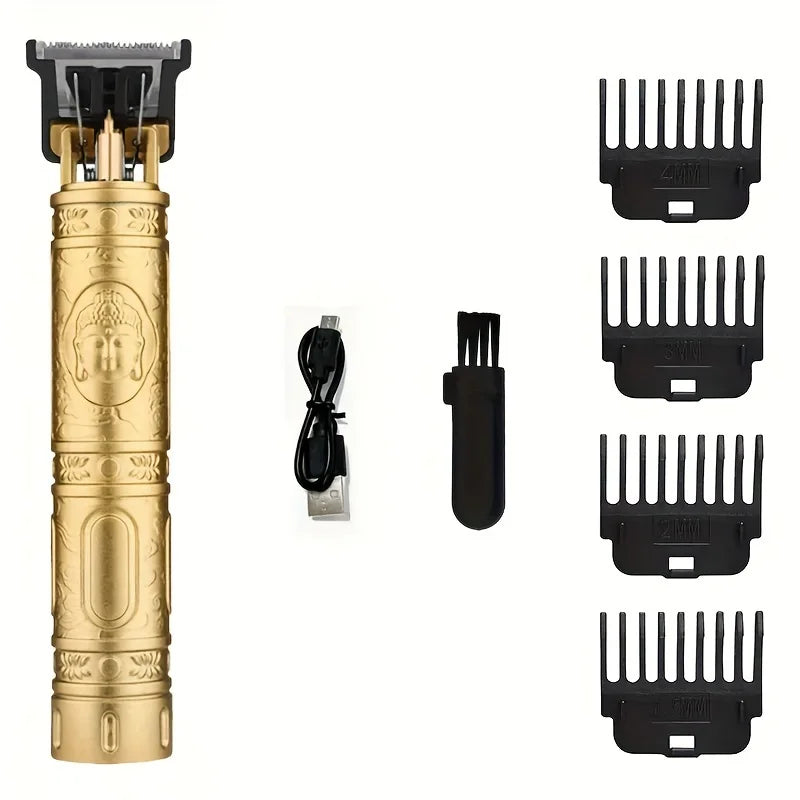 T9 LCD Electric Hair Trimmer – Precision Carving & Shaving Clipper for Men
