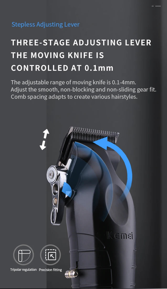 Kemei KM-2296 Cordless Body Hair Trimmer