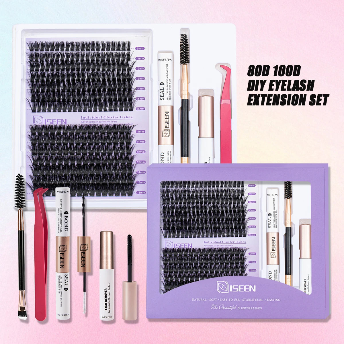 DIY Lash Extension Kit with Clusters & Tools