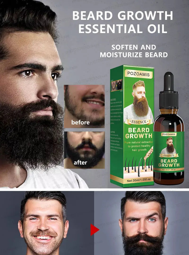 2025 Beard & Hair Growth Essence