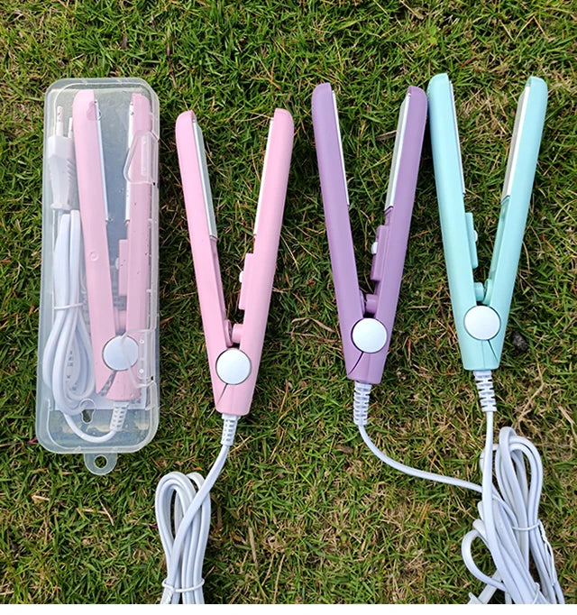 3-in-1 Professional Hair Styling Tool – Flat Iron, Curling Iron & Hot Comb