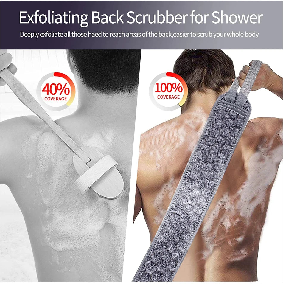 3-Piece Body Scrubber Set – Glove, Brush & Loofah