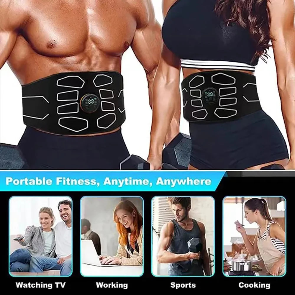 Smart EMS Abdominal Muscle Stimulator Belt