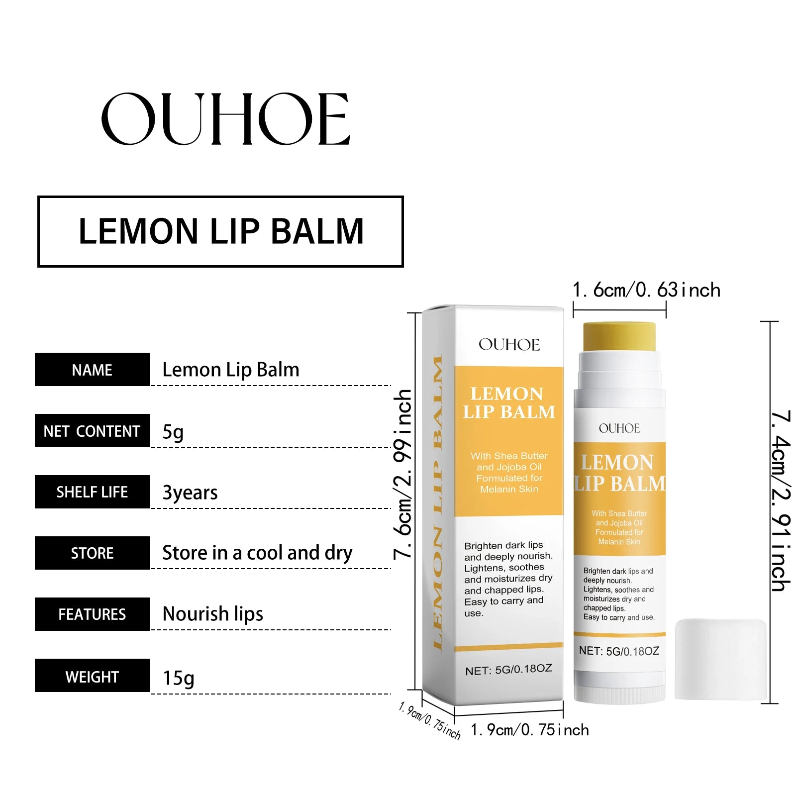 Lemon Ginger Turmeric Lip Balm & Exfoliating Mask