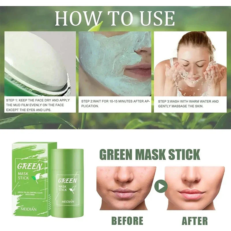 Green Tea Blackhead Removal Face Stick