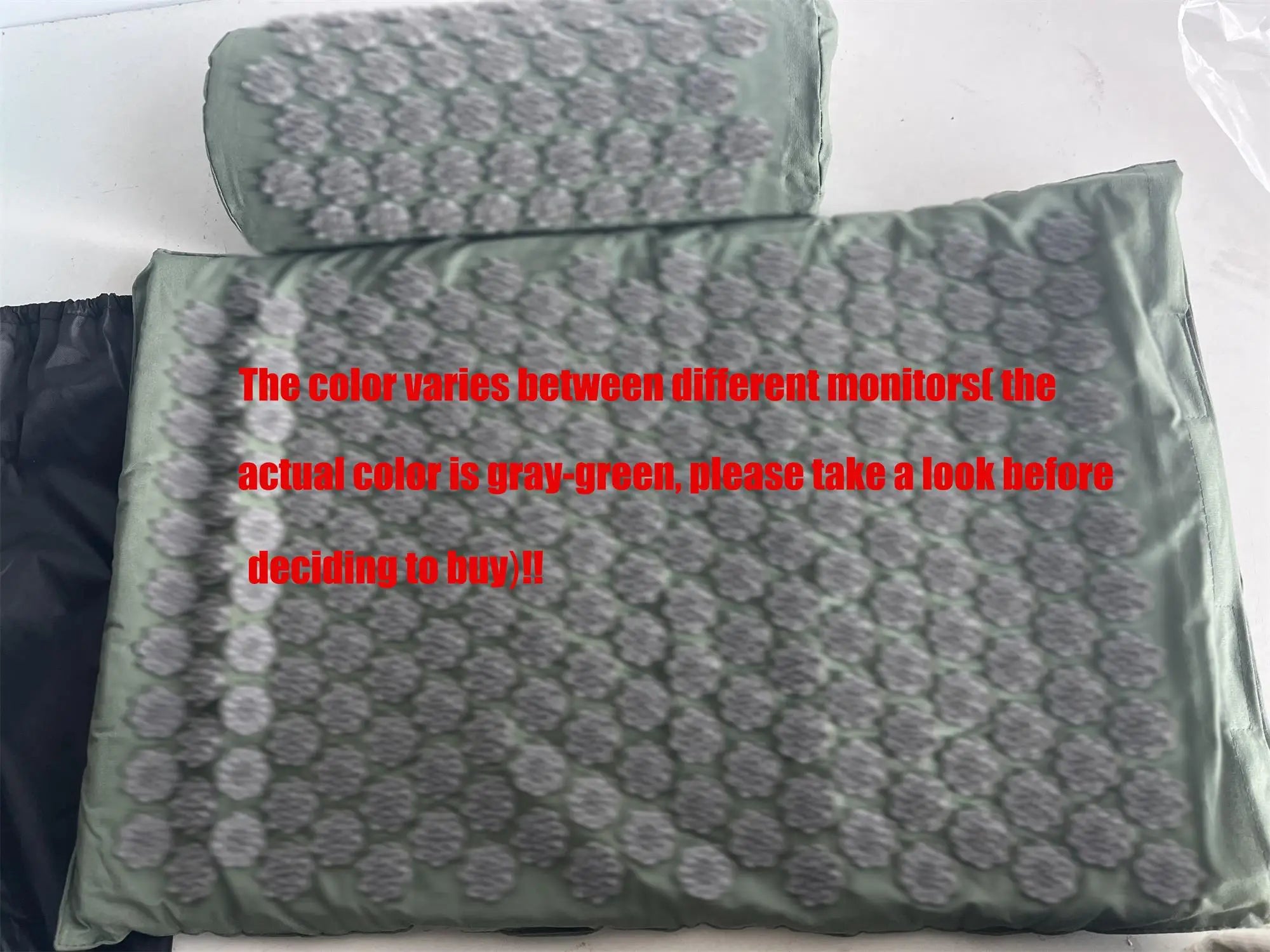 Acupressure Yoga Mat & Pillow Set with Spikes