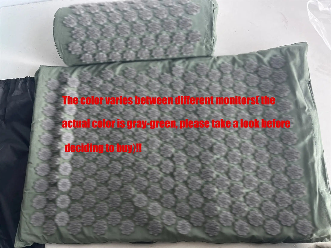 Acupressure Yoga Mat & Pillow Set with Spikes
