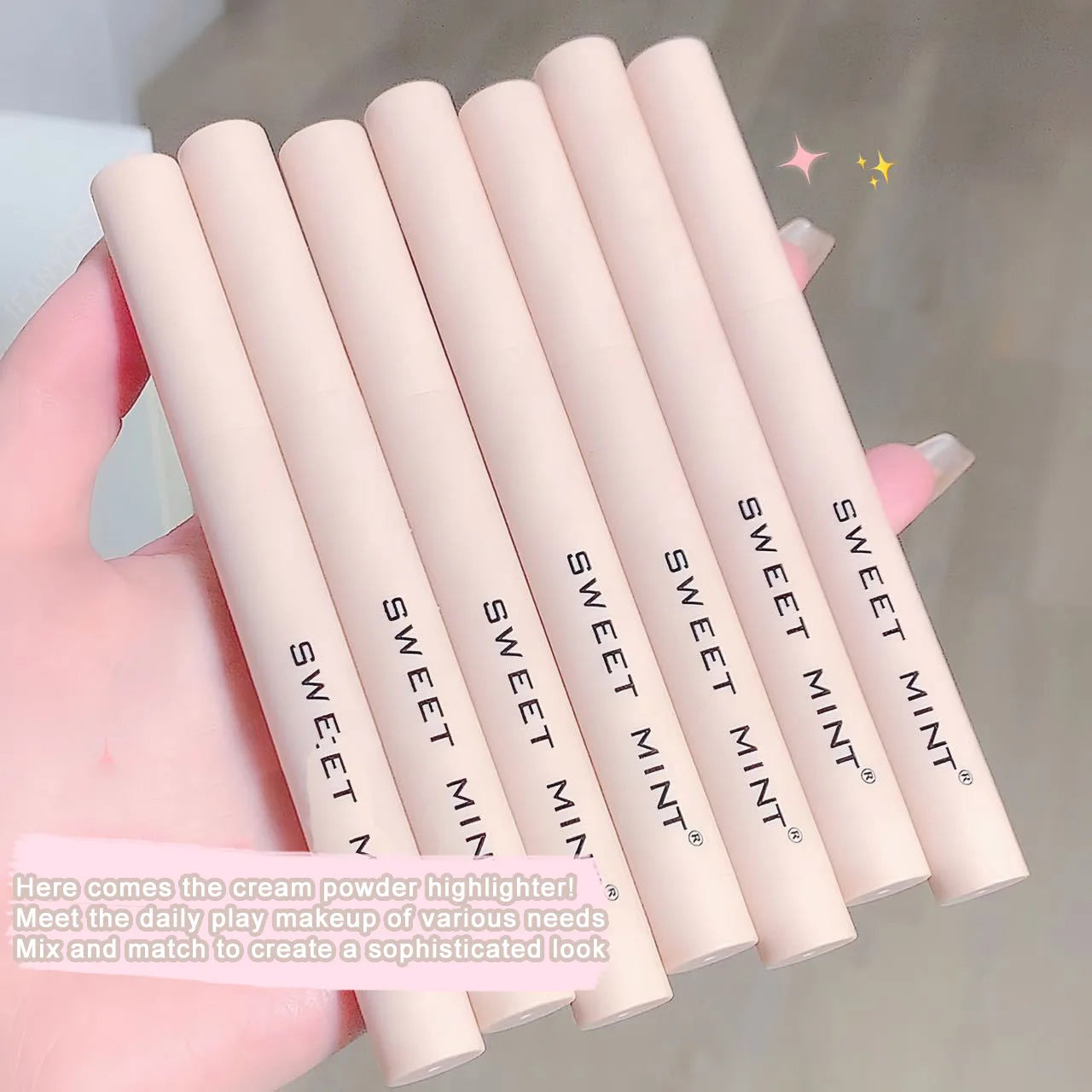 Lying Silkworm Eyeshadow Highlighter Pen – Matte & Pearl Brightening Stick