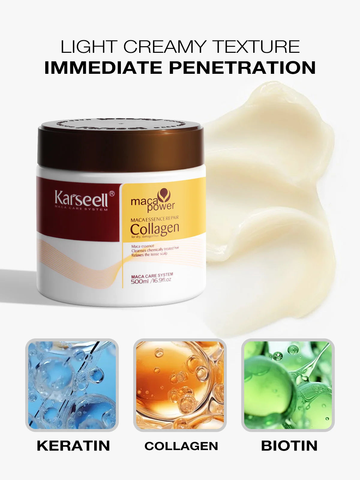 Karseell Collagen Hair Mask with Argan Oil