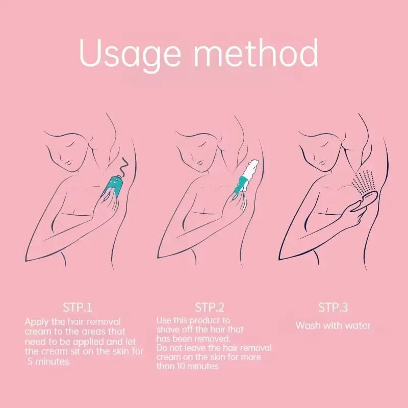 Permanent Hair Removal Cream for Men & Women