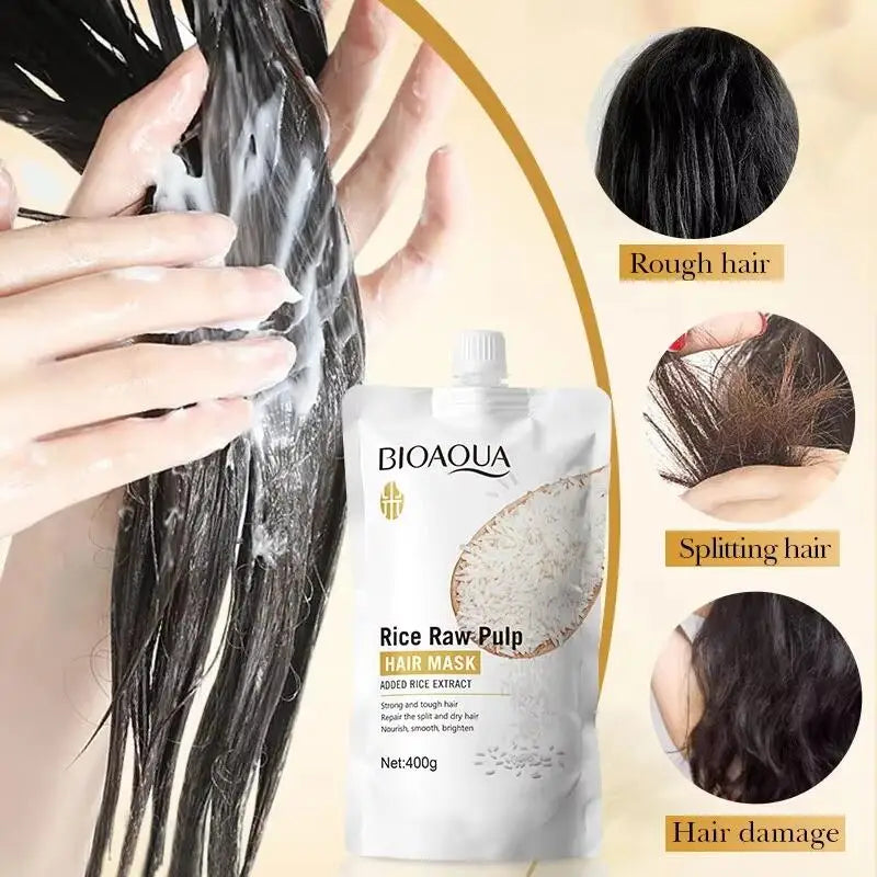 Rice Keratin Hair Mask – 5 Sec Repair