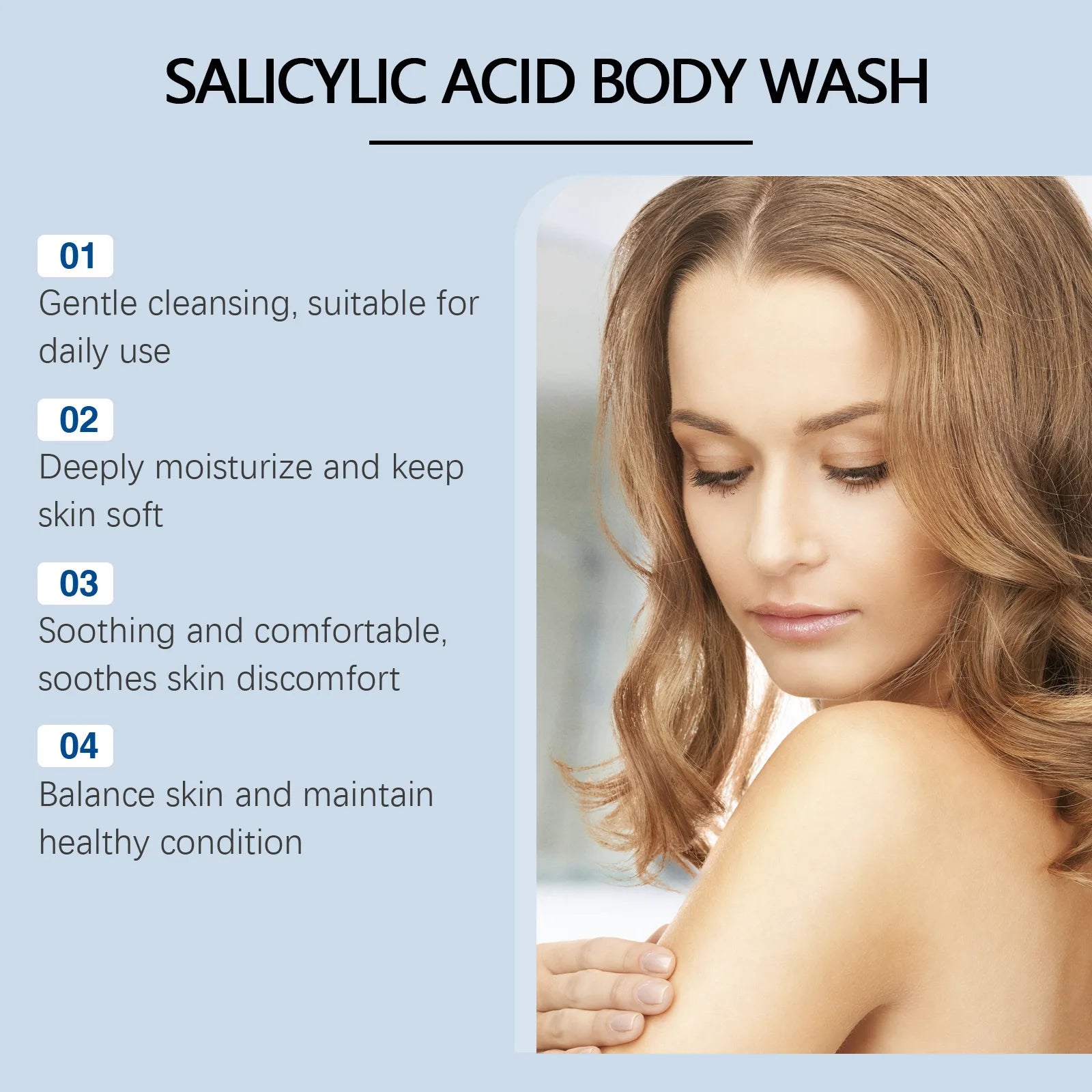Salicylic Acid Body Wash – Acne & Brightening