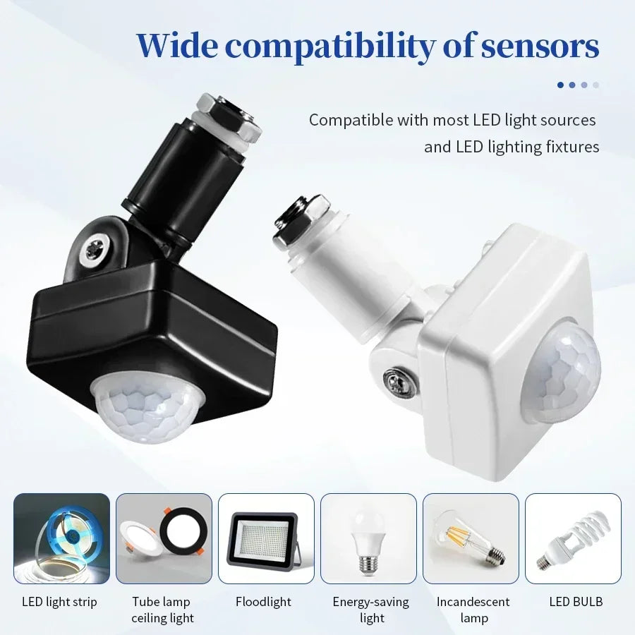 Smart PIR Motion Sensor Switch – Infrared Auto On/Off Light Control (110V/220V