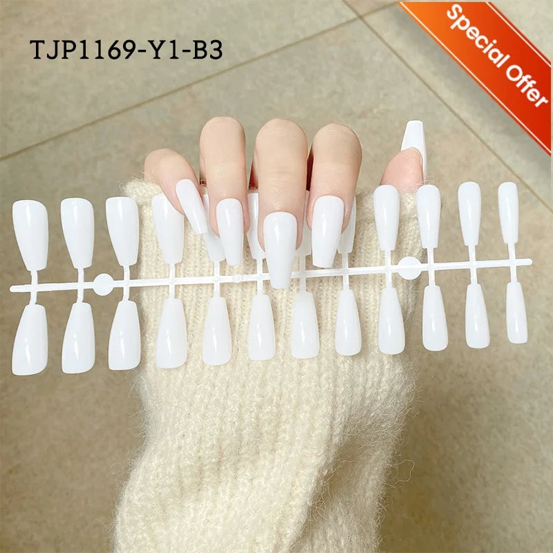 30Pcs Matte Nude Press-On Nails