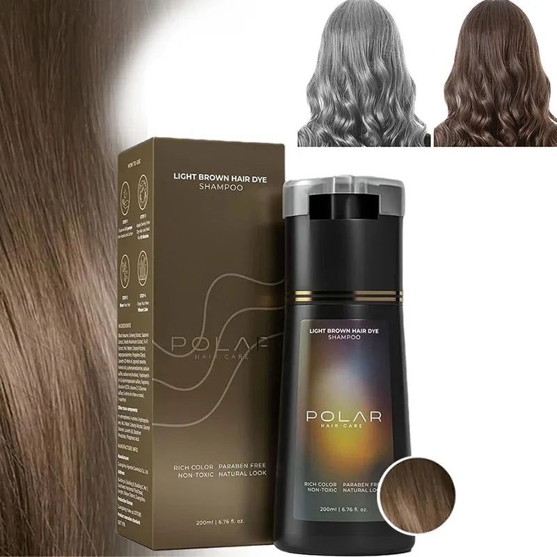 3-in-1 Quick Black Hair Dye Shampoo
