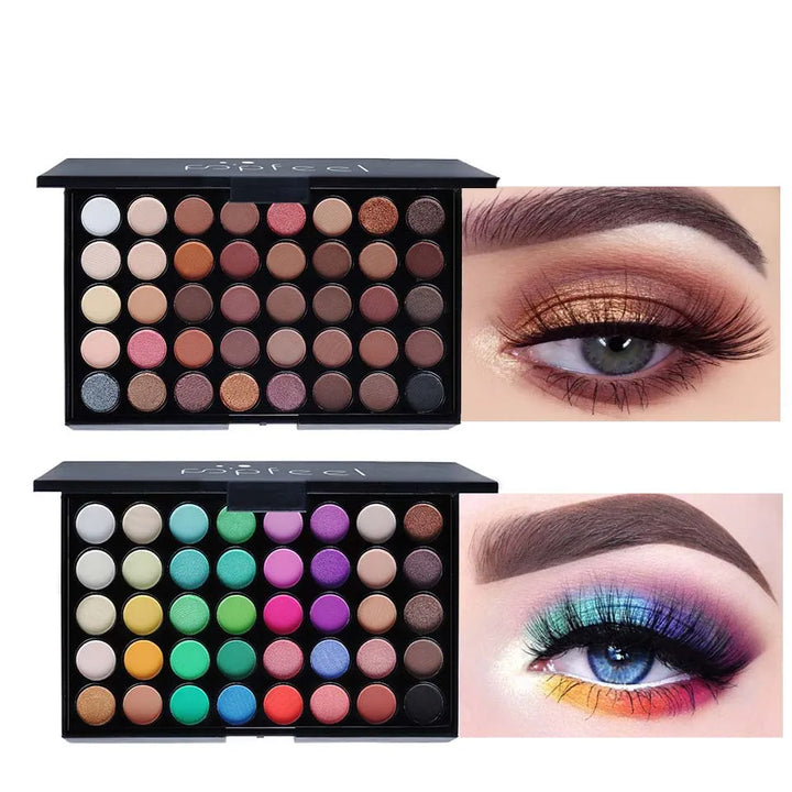 Pearlescent Matte 40-Color Eyeshadow Palette