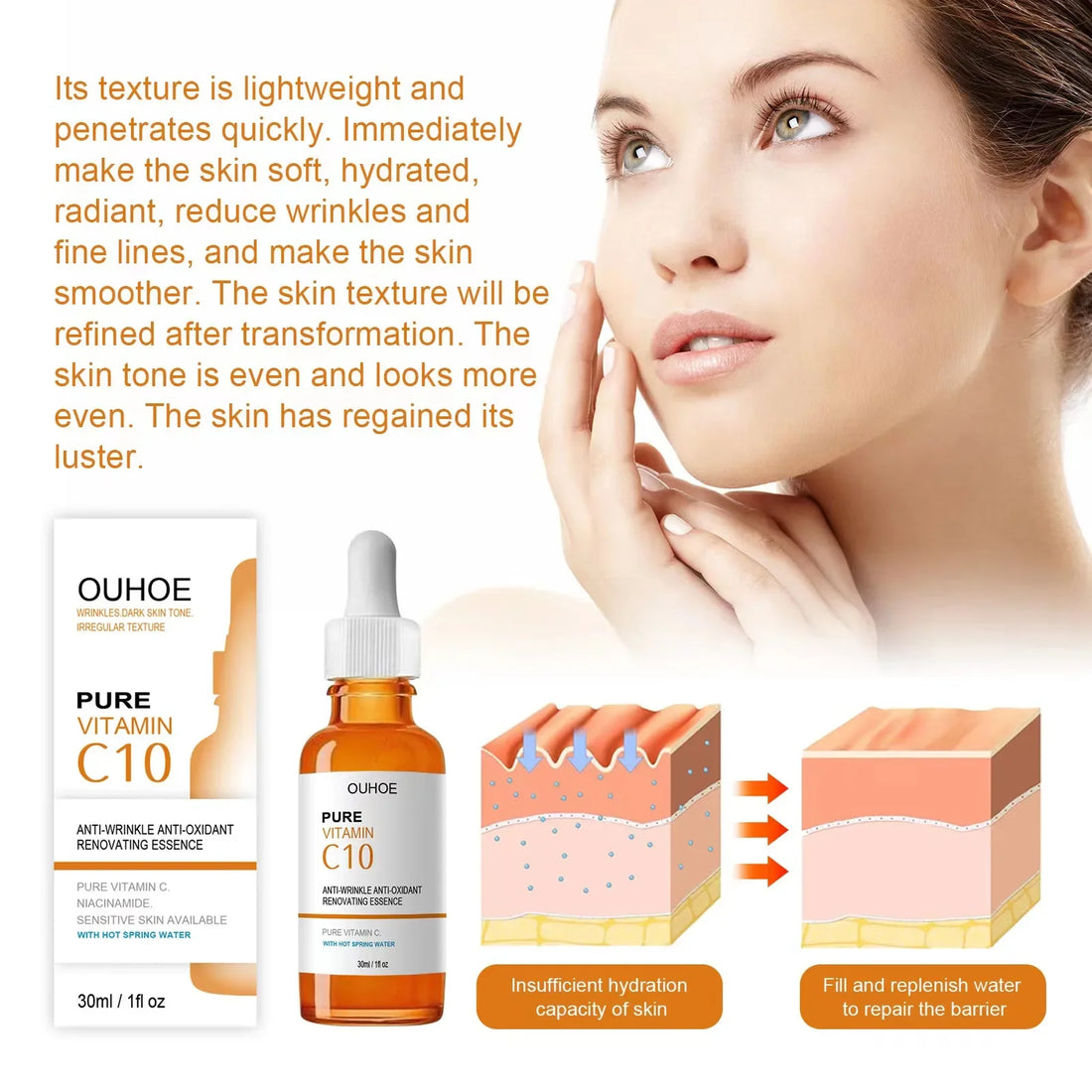 EELHOE Whitening Face Serum Combo – Nourishing Oil-Based Formula